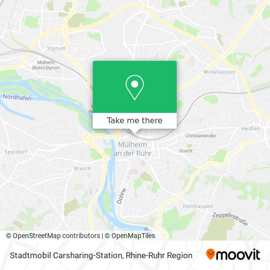 Stadtmobil Carsharing-Station map