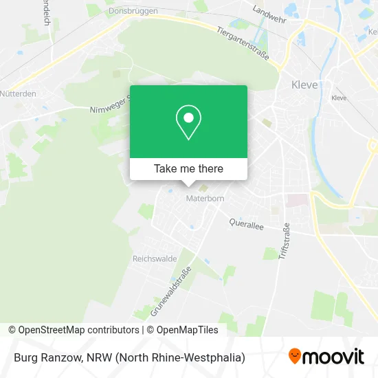 Burg Ranzow map