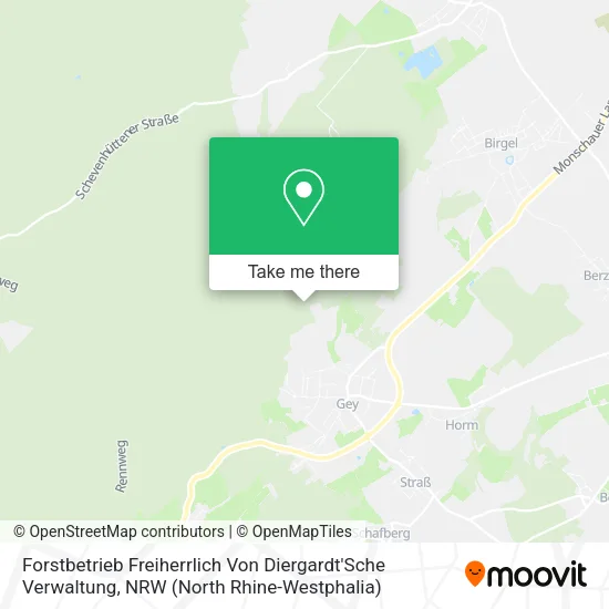 Карта Forstbetrieb Freiherrlich Von Diergardt'Sche Verwaltung