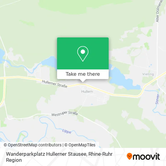 Карта Wanderparkplatz Hullerner Stausee