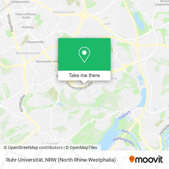 Ruhr-Universität map