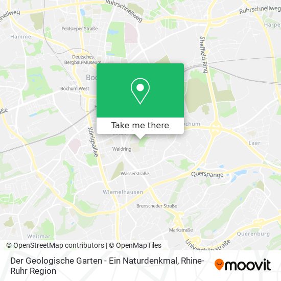 Der Geologische Garten - Ein Naturdenkmal map