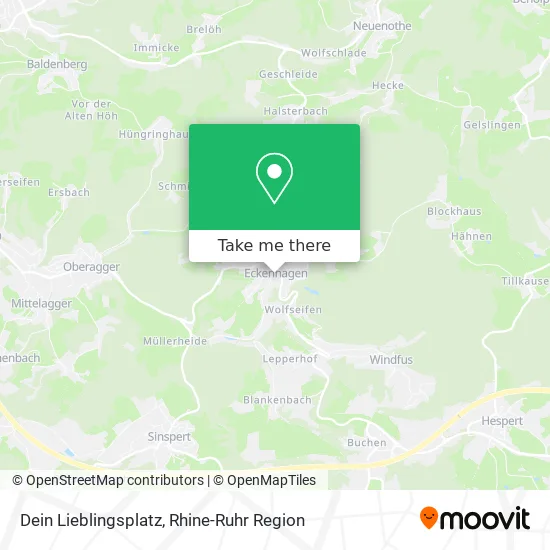 Карта Dein Lieblingsplatz