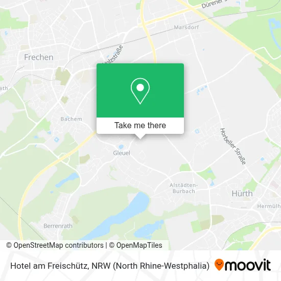 Hotel am Freischütz map