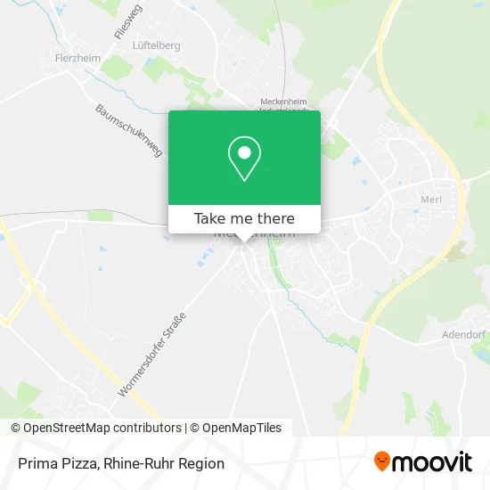 Карта Prima Pizza