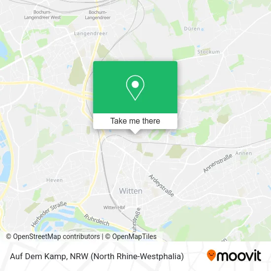 Карта Auf Dem Kamp