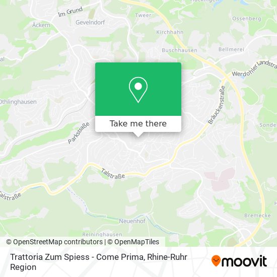 Trattoria Zum Spiess - Come Prima map