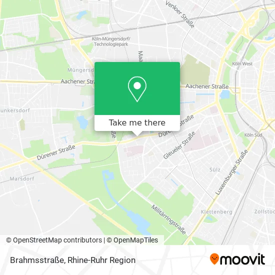 Карта Brahmsstraße