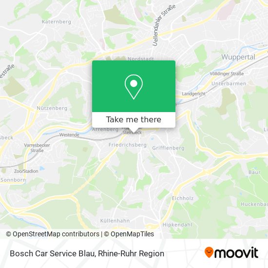 Bosch Car Service Blau map