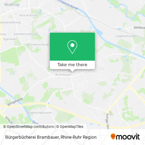 Карта Bürgerbücherei Brambauer