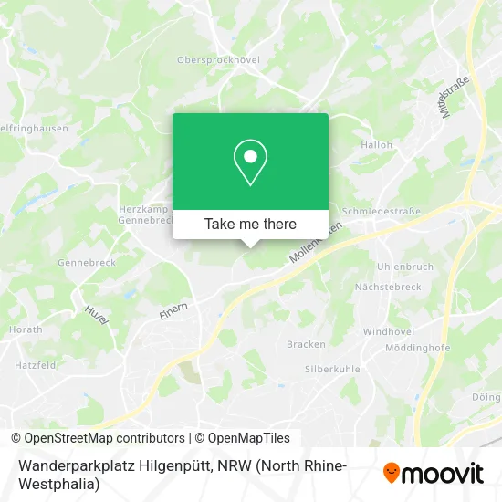 Карта Wanderparkplatz Hilgenpütt
