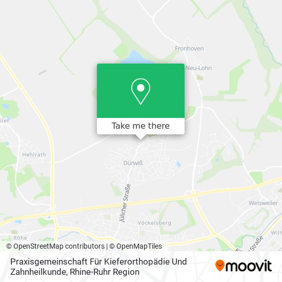 Praxisgemeinschaft Für Kieferorthopädie Und Zahnheilkunde map