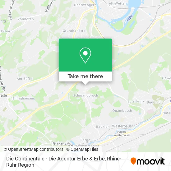 Карта Die Continentale - Die Agentur Erbe & Erbe