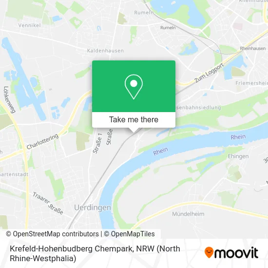 Карта Krefeld-Hohenbudberg Chempark