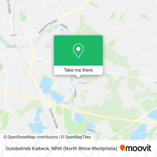 Gutsbetrieb Kalbeck map