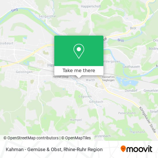 Kahman - Gemüse & Obst map