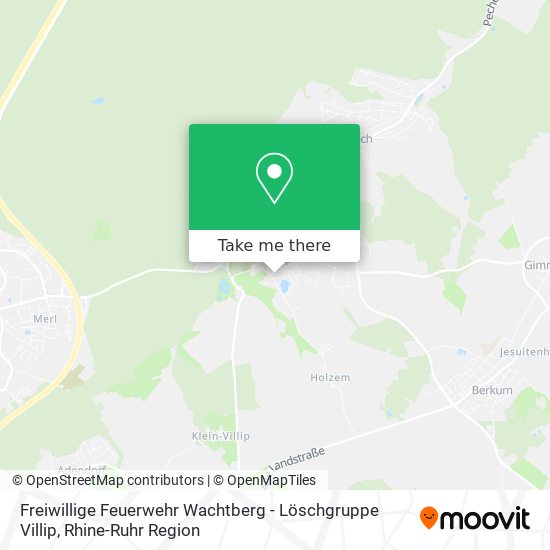 Freiwillige Feuerwehr Wachtberg - Löschgruppe Villip map