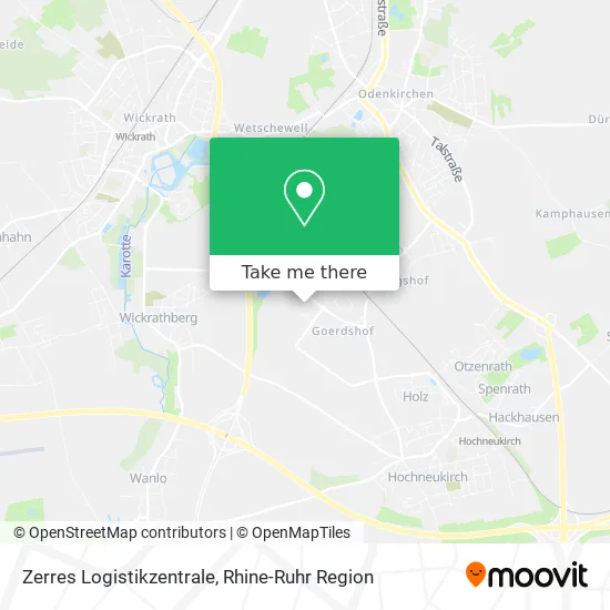 Карта Zerres Logistikzentrale