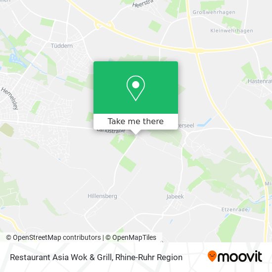 Restaurant Asia Wok & Grill map