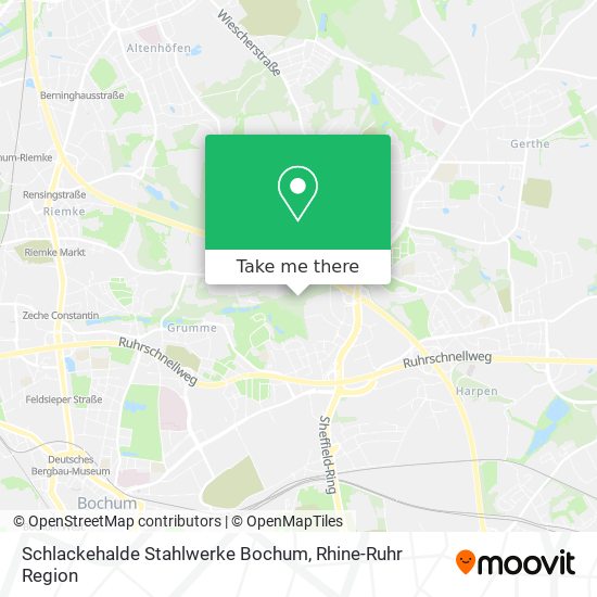 Карта Schlackehalde Stahlwerke Bochum