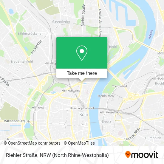 Карта Riehler Straße