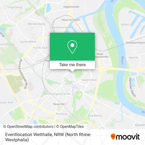 Eventlocation Wetthalle map