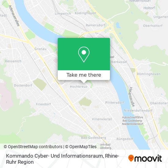 Kommando Cyber- Und Informationsraum map