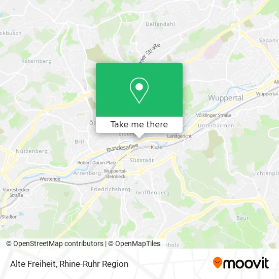 Карта Alte Freiheit