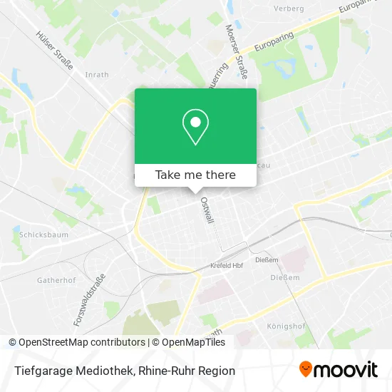 Карта Tiefgarage Mediothek