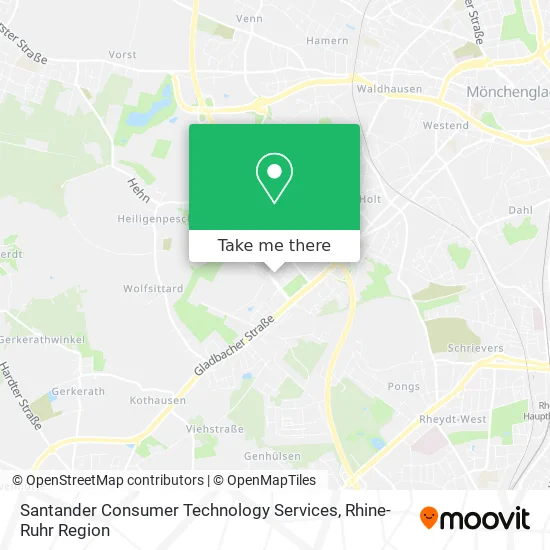 Карта Santander Consumer Technology Services