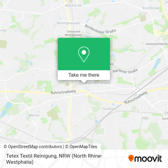 Карта Tetex Textil Reinigung