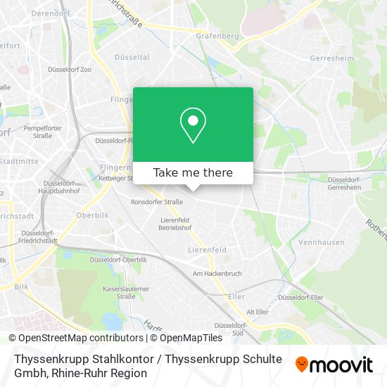 Карта Thyssenkrupp Stahlkontor / Thyssenkrupp Schulte Gmbh