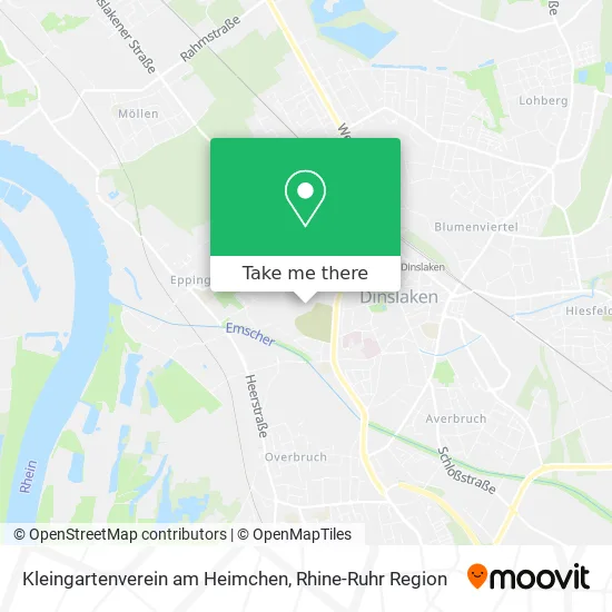 Карта Kleingartenverein am Heimchen