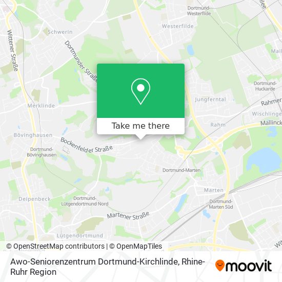 Карта Awo-Seniorenzentrum Dortmund-Kirchlinde