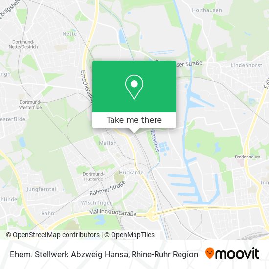 Ehem. Stellwerk Abzweig Hansa map