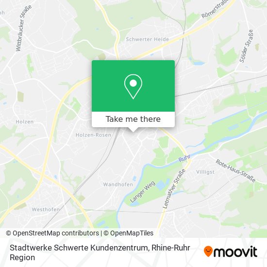 Stadtwerke Schwerte Kundenzentrum map