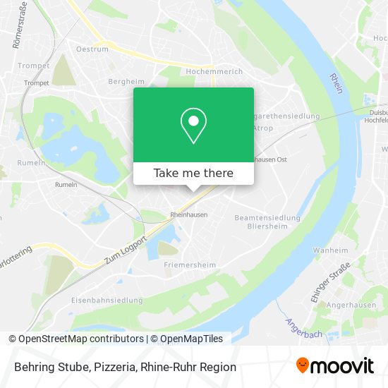 Behring Stube, Pizzeria map