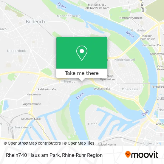 Rhein740 Haus am Park map