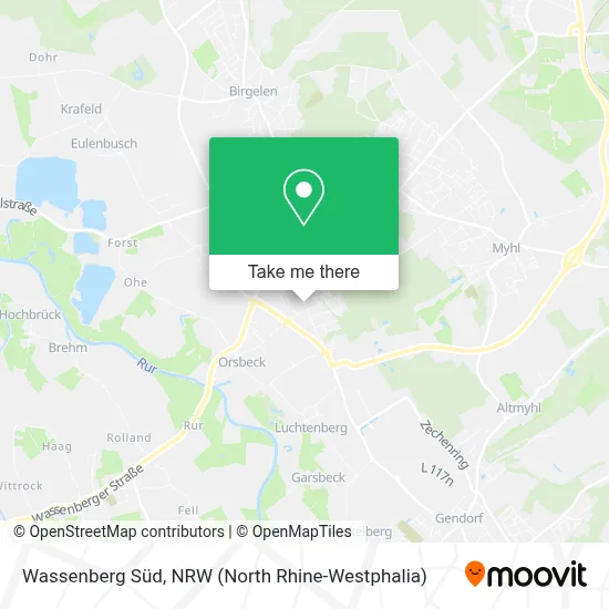 Wassenberg Süd map