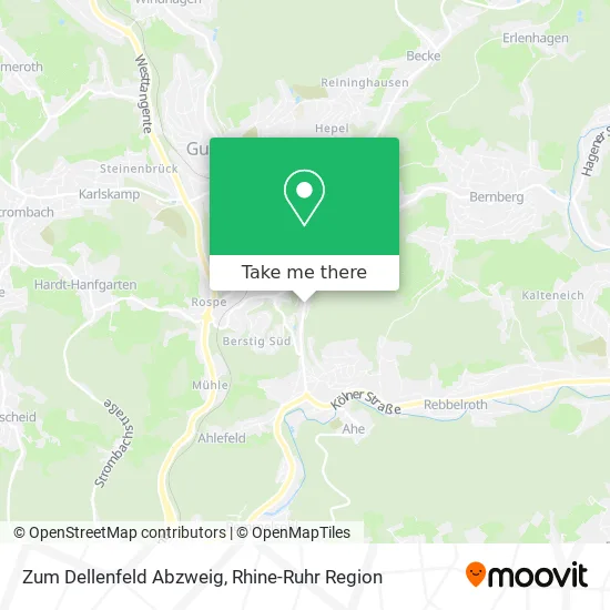 Карта Zum Dellenfeld Abzweig