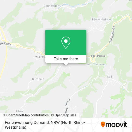 Карта Ferienwohnung Demand