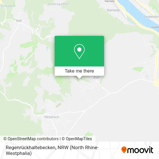 Карта Regenrückhaltebecken