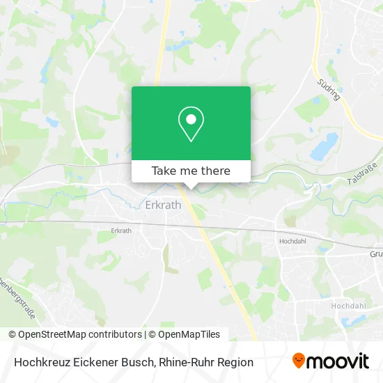 Карта Hochkreuz Eickener Busch