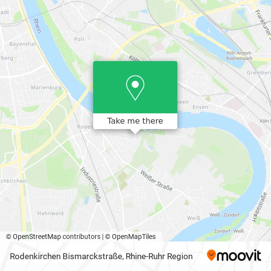 Rodenkirchen Bismarckstraße map