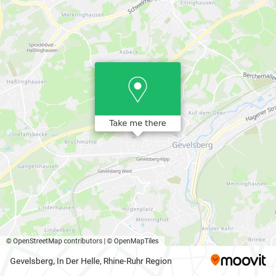 Gevelsberg, In Der Helle map