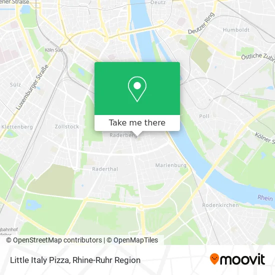 Карта Little Italy Pizza
