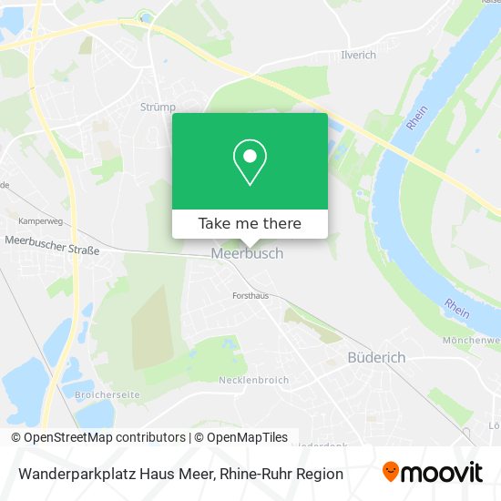 Wanderparkplatz Haus Meer map