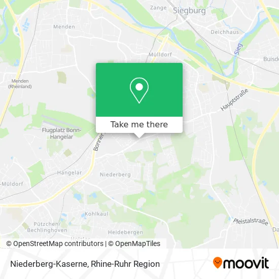 Niederberg-Kaserne map