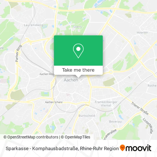 Карта Sparkasse - Komphausbadstraße
