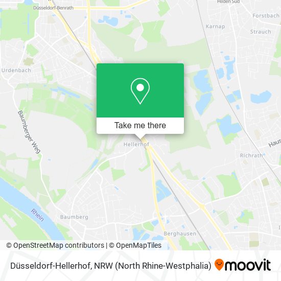 Düsseldorf-Hellerhof map